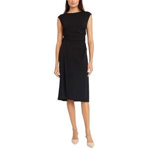Luxely Womens Midi Dress, Grey